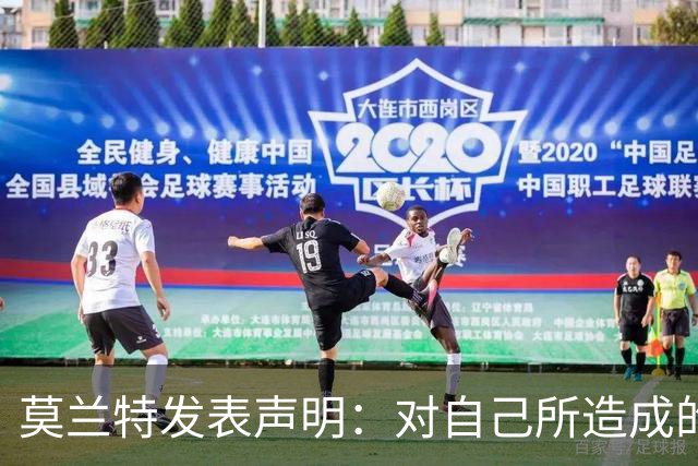 莫兰特发表声明：对自己所造成的伤害感到抱歉